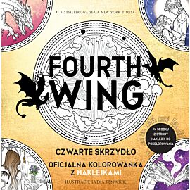 Fourth Wing. Czwarte Skrzydło: Oficjalna kolorowanka z naklejkami