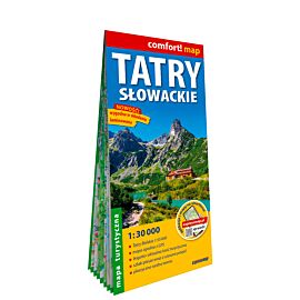 Tatry Słowackie laminowana mapa turystyczna 1:30 000 2026