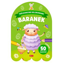 Wielkanocne kolorowanki. Baranek-2026