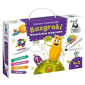 Zabawy edukacyjne. Bazgraki. Kosmiczna wyprawa