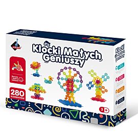 Klocki małych geniuszy Śnieżynki 280 elementów