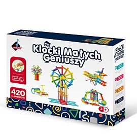 Klocki małych geniuszy Patyki 420 elementów
