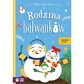 Pada, pada śnieg. Rodzina bałwanków