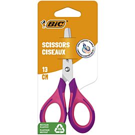 Nożyczki BIC Comfort 13cm blister 1szt.mix