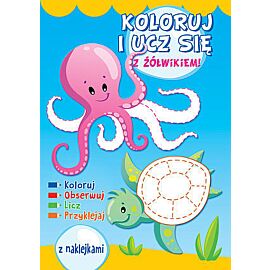 Koloruj i ucz się z żółwikiem