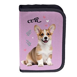 Piórnik bez wyposażenia Cute Corgi PP26CG-P001BW