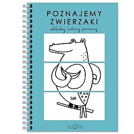 Poznajemy zwierzaki układaj koloruj poznawaj