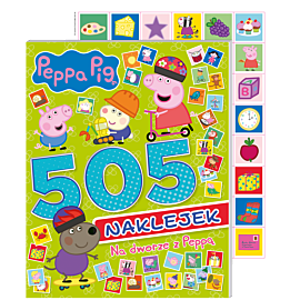 Peppa Pig. 505 naklejek. Na dworze z Peppą