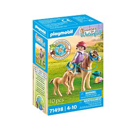 Playmobil Dziecko z kucykiem i źrebakiem 71498