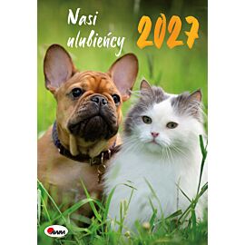 Kalendarz 2027 ścienny Nasi Ulubieńcy A3-1