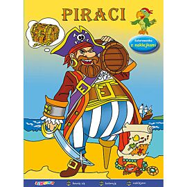 PIRACI Kolorowanka z naklejkami A4
