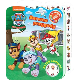 Psi Patrol. Kolorowanki - naklejanki cz. 3 Barwne przygody