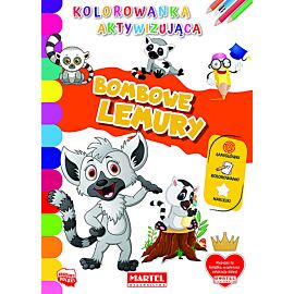 Bombowe lemury kolorowanka aktywizująca