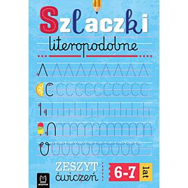 Szlaczki literopodopobne. Zeszyt ćwiczeń