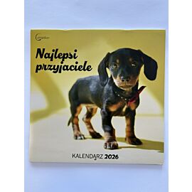 Kalendarz 2026 ścienny Najlepsi przyjaciele Psy