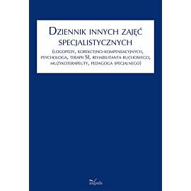 Dziennik innych zajęć specjalistycznych