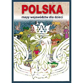 Polska mapy województw dla dzieci