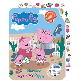 Peppa Pig. Kolorowanki - naklejanki cz. 2 Barwne wyprawy Peppy