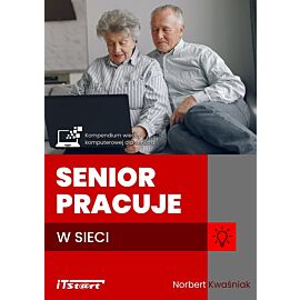 Senior pracuje w sieci