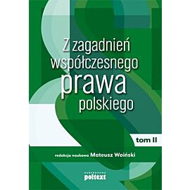 Z zagadnień współczesnego prawa polskiego Tom ii