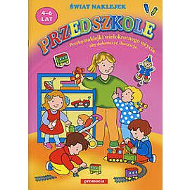 Przedszkole świat naklejek