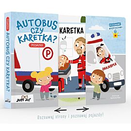 Rozsuwanki-niespodzianki. Autobus czy karetka? Pojazdy