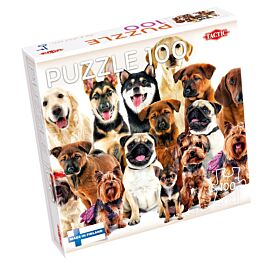 Puzzle 100 Group of Cute Dogs 59233