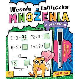 Wesoła tabliczka mnożenia z pisakiem. Piszę i zmazuję od 8 lat