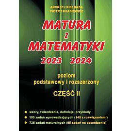 Matura z matematyki 2023 2024 część 2 poziom podstawowy i rozszerzony