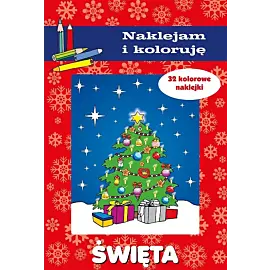 Święta. Naklejam i koloruję