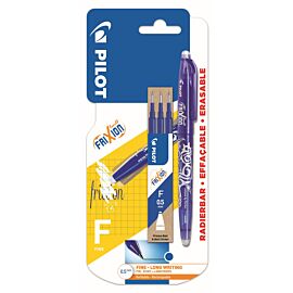 Pióro kulkowe Frixion Pilot 0,5 niebieskie+ 3x wkłady blister