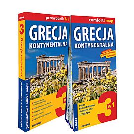 Grecja Kontynentalna - Zestaw Przewodnikowy 3 w 1 2023
