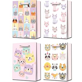 Torebki prezentowe WK 22271 S mix wzorów 12 sztuk