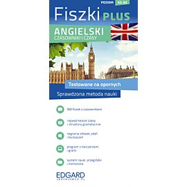 Angielski. Czasowniki i czasy. Fiszki PLUS