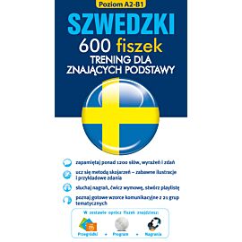 Szwedzki 600 fiszek Trening dla znających podstawy