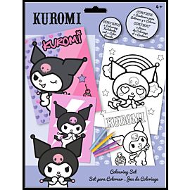 Kolorowanki z kredkami Kuromi KU00019