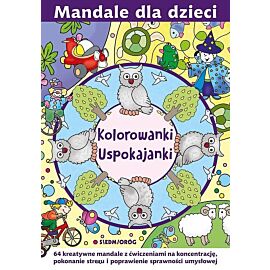 Mandale dla dzieci Kolorowanki uspokajanki