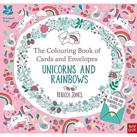 National Trust: The Colouring Book of Cards and Envelopes - Unicorns and Rainbows