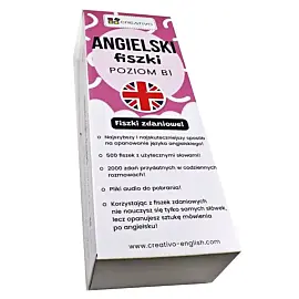 Angielski fiszki zdaniowe Poziom B1