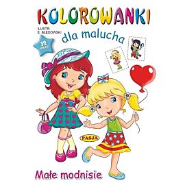 Małe modnisie. Kolorowanki dla malucha