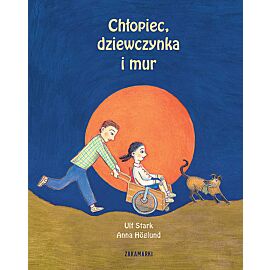 Chłopiec dziewczynka i mur