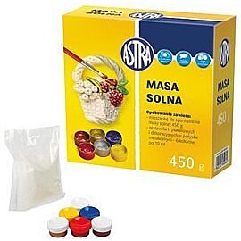 Masa solna 450 g + zestaw farb do malowania
