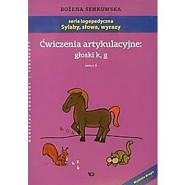 Ćwiczenia artykulacyjne głoski k, g zeszyt 6