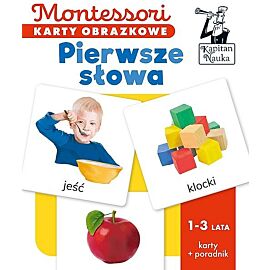 Montessori. Karty obrazkowe Pierwsze słowa (1-3 lata). Kapitan Nauka