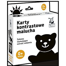 Karty kontrastowe malucha. (0+ mies.). Kapitan Nauka
