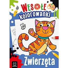 Zwierzęta. Wesołe kolorowanki 4+