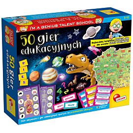 LISCIANI I`M A GENIUS 50 GIER EDUKACYJNYCH