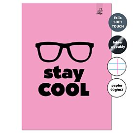 Zeszyt A4 32k.w linie z marginesem Stay Cool 90g