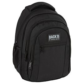 Plecak 3-komorowy Backup czarny PLB8O56