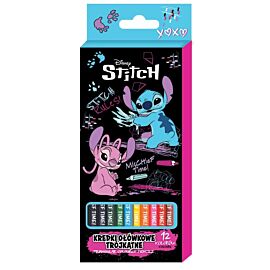 Kredki ołówkowe trójkątne Stitch black 12 kolorów
